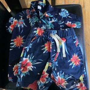 Gently used boys summer set. 2T